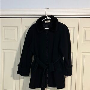 Andrea  Maria Black Trench Coat